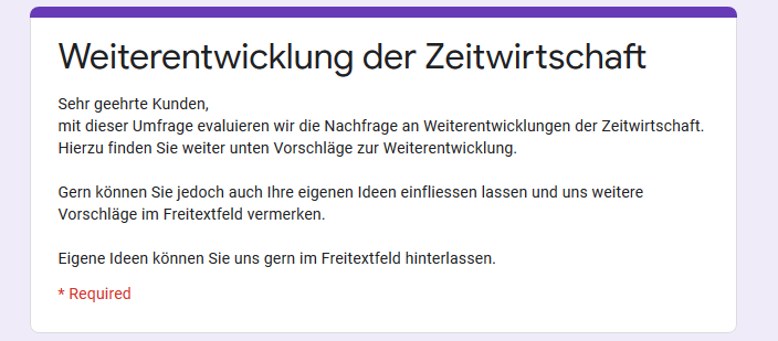 Umfrage Umfrage